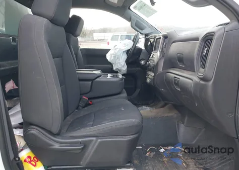 2021 Chevrolet Silverado 1500 2Wd Long Bed Wt из США, поврежденный, VIN 3GCNWAEF8MG438435